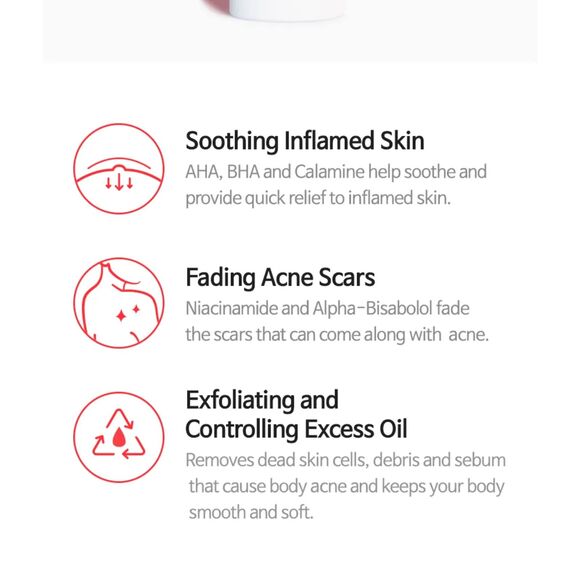 TIA'M, Anti Blemish Body Lotion Back & Chest 200ml - Picture 6 of 12